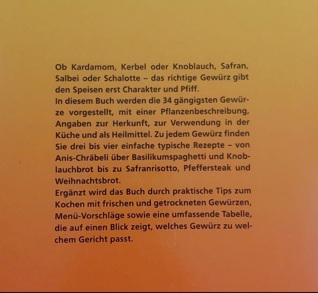 Bücher: Gewürzkochbuch – Gebraucht aus Aarau Rohr von meeruisland 2