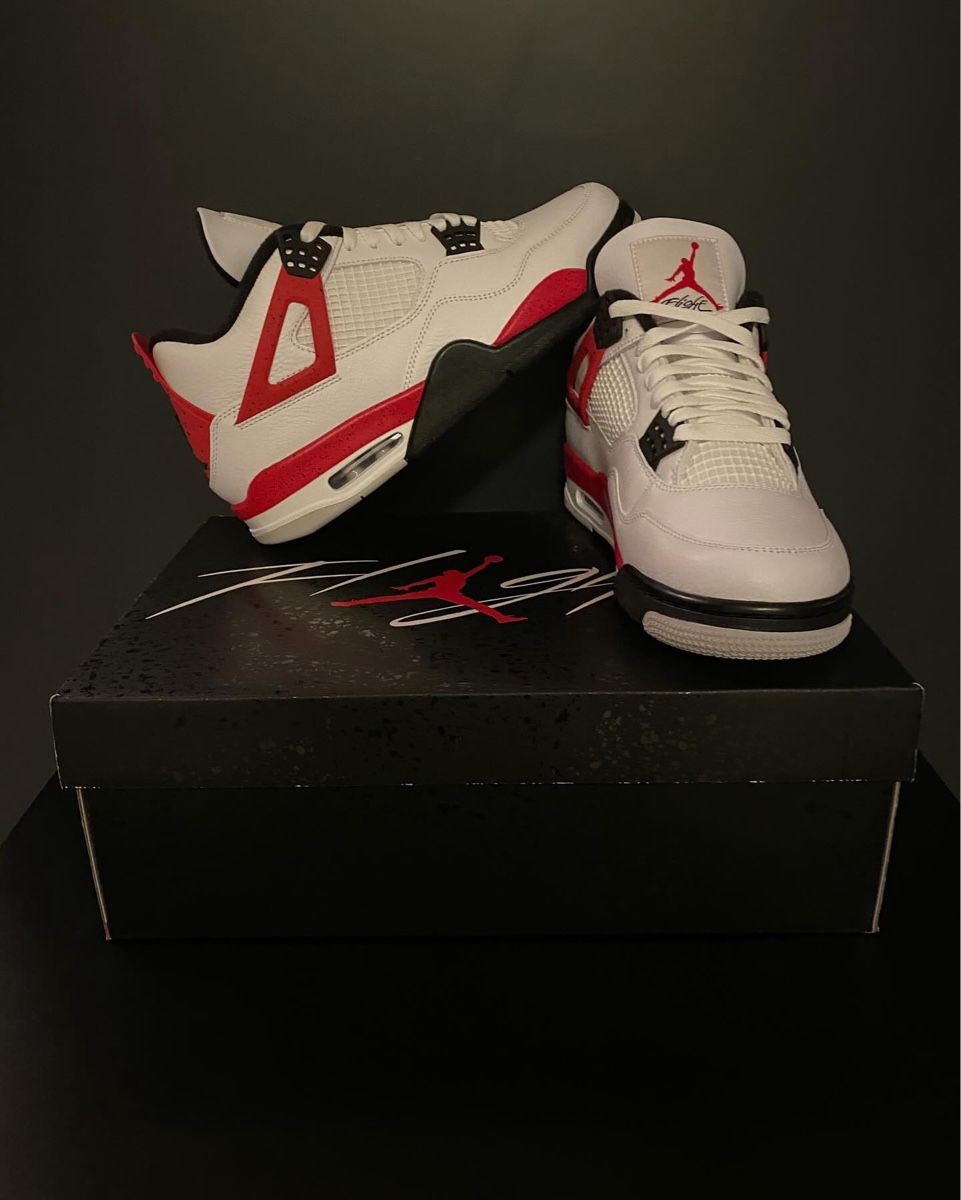 Jordan Scarpe da uomo: Jordan 4 Retro Red Cement – Nuovo e nell'imballaggio originale da Cademario venduto da Clemverkauft 1