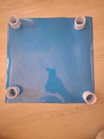 Klebe-Folie blau selbstklebend für Bastelarbeiten neu