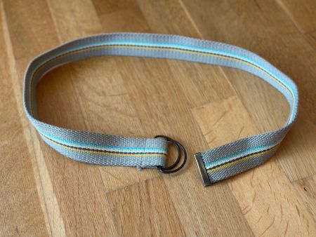 Gürtel grau/bunt Stoff (Gurt) 85 cm