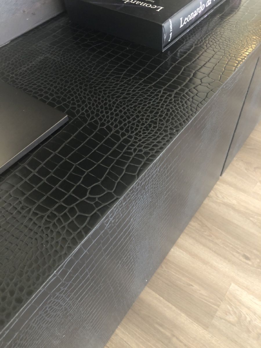 Kommoden: Designer Sidebord echt Leder in Krokoprägung – Gebraucht aus zürich von ritas0102 2