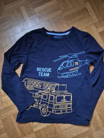 Langarmshirt dunkelblau Gr. 128