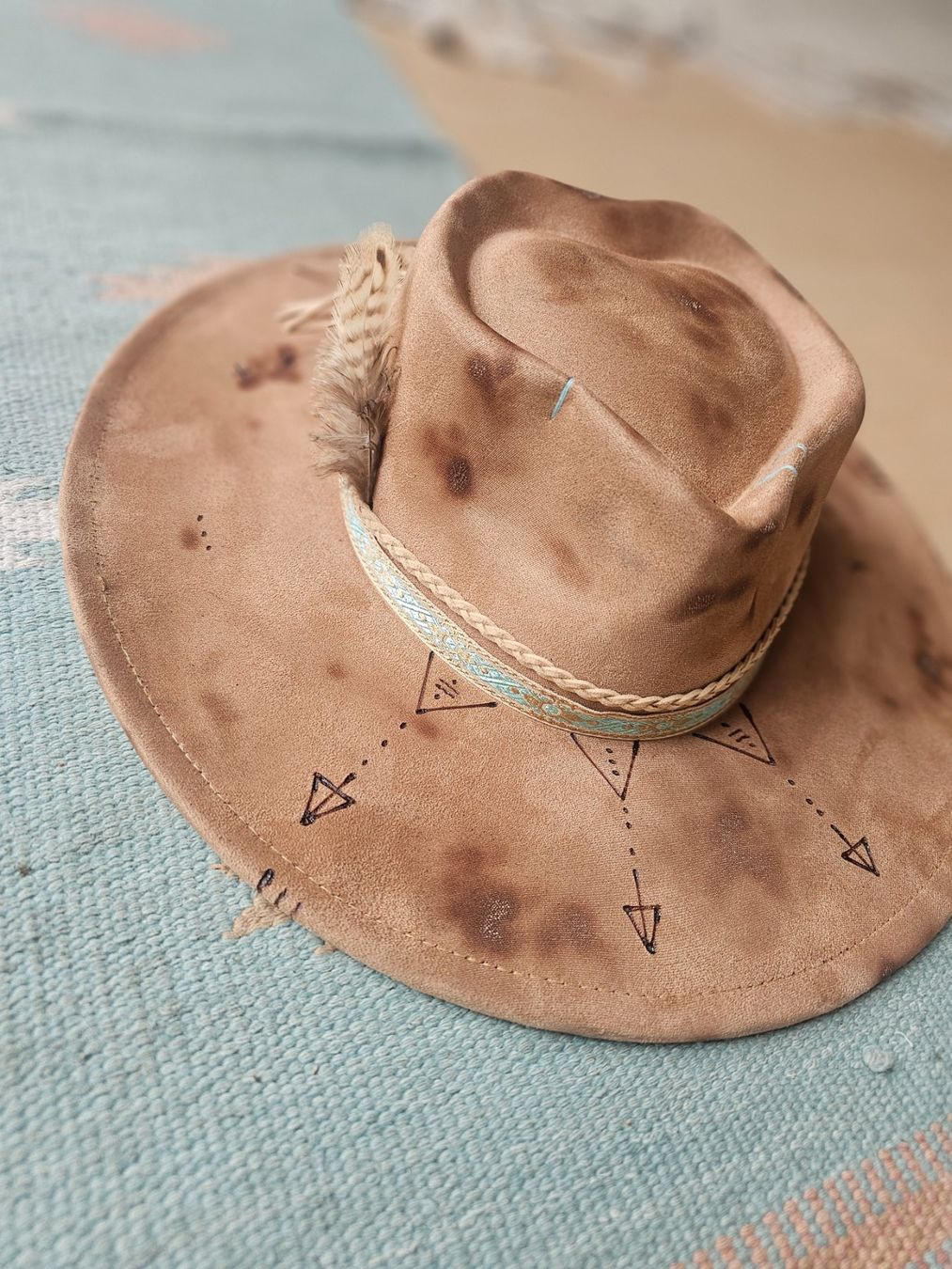 Copricapi, berretti & cappellini: Cooler Fedora Boho Festival Hut – Nuovo (secondo la descrizione) da Bassersdorf venduto da CorinneK36 2