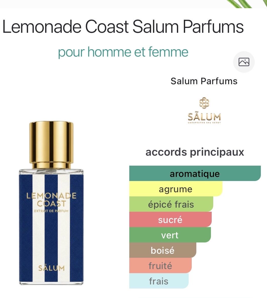 Parfum & Eau de Toilette: Sãlum Lemonade Coast 30ml NEUF – Neu (gemäss Beschreibung) aus Corseaux von atchoum66