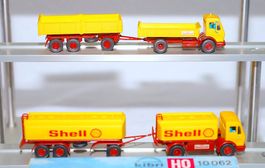 VINTAGE KIBRI HO SHELLTANKWAGEN +ANHÄNGER  + KIPPER +ANHÄNGE