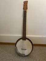 Banjo d'occasion vintage, idéal pour les débutants !