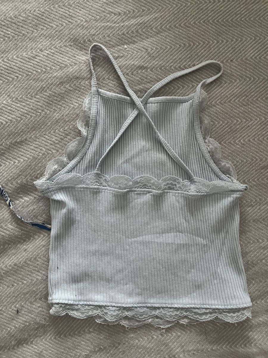 Kleiderpakete: Blau/Weiss Muster weid Hose mit Top  – Neu (gemäss Beschreibung) aus Olten von sae_82z2 8