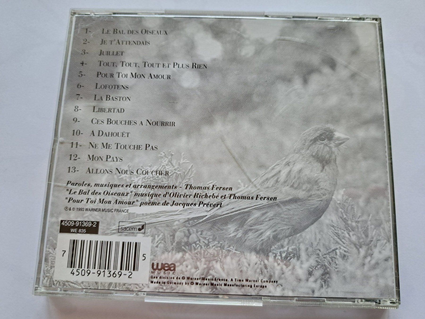 CDs: Cd Thomas Fersen - Le bal des oiseaux  – Gebraucht aus Pully von bro_n52j 1