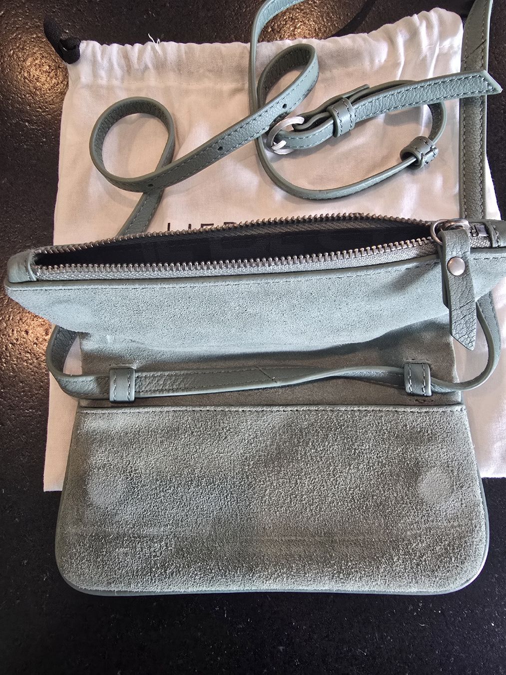 Liebeskind Borse da donna: LIEBESKIND BERLIN Tasche, Farbe: hell-mint, Wildleder! – Nuovo (secondo la descrizione) da St. Gallen venduto da charly92 3