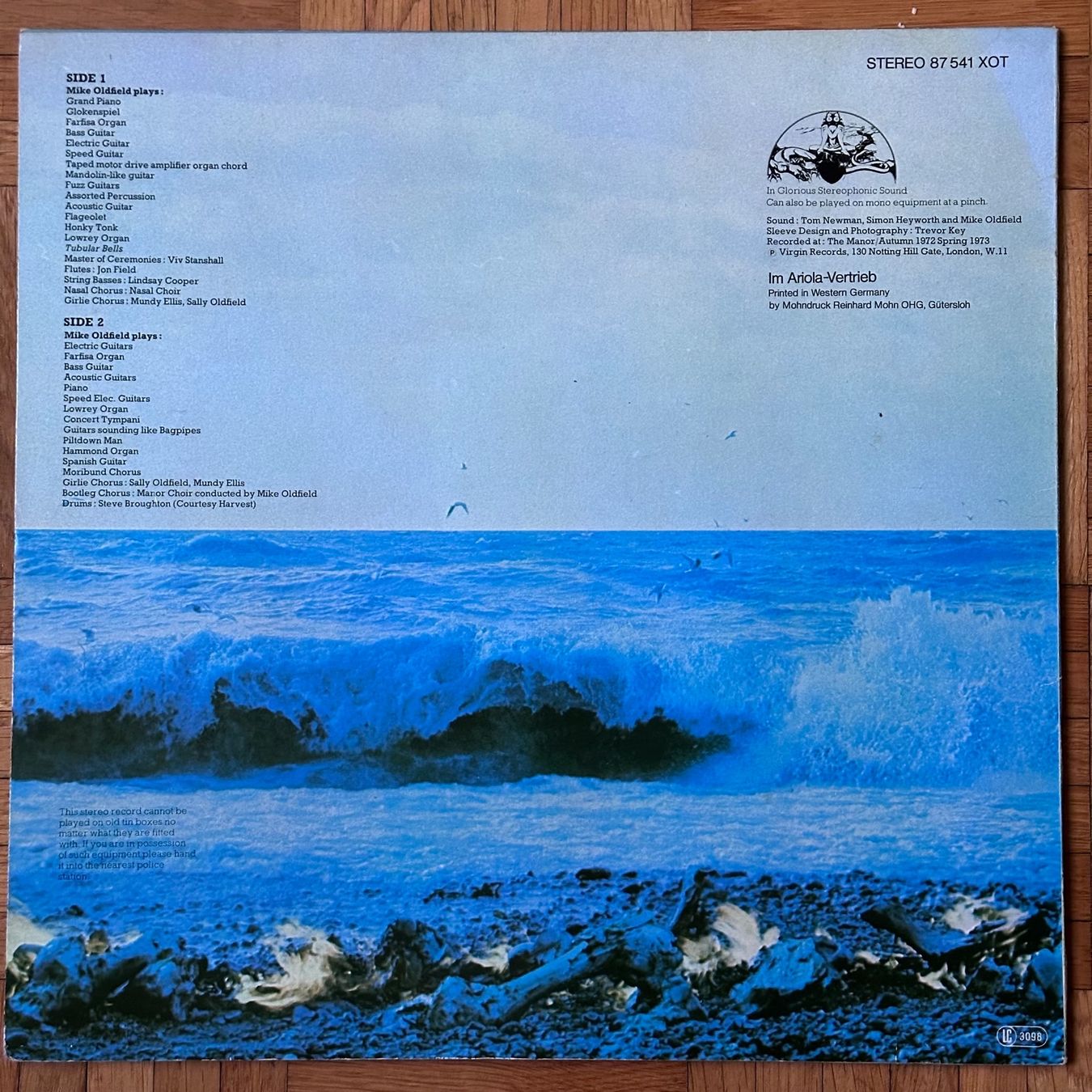 Dischi in vinile: LP - Mike Oldfield - Tubular Bells – Usato da Breganzona venduto da Onairda75 1