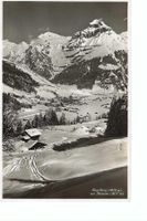 Engelberg OW, , im Winter, mit Hahnen 1938