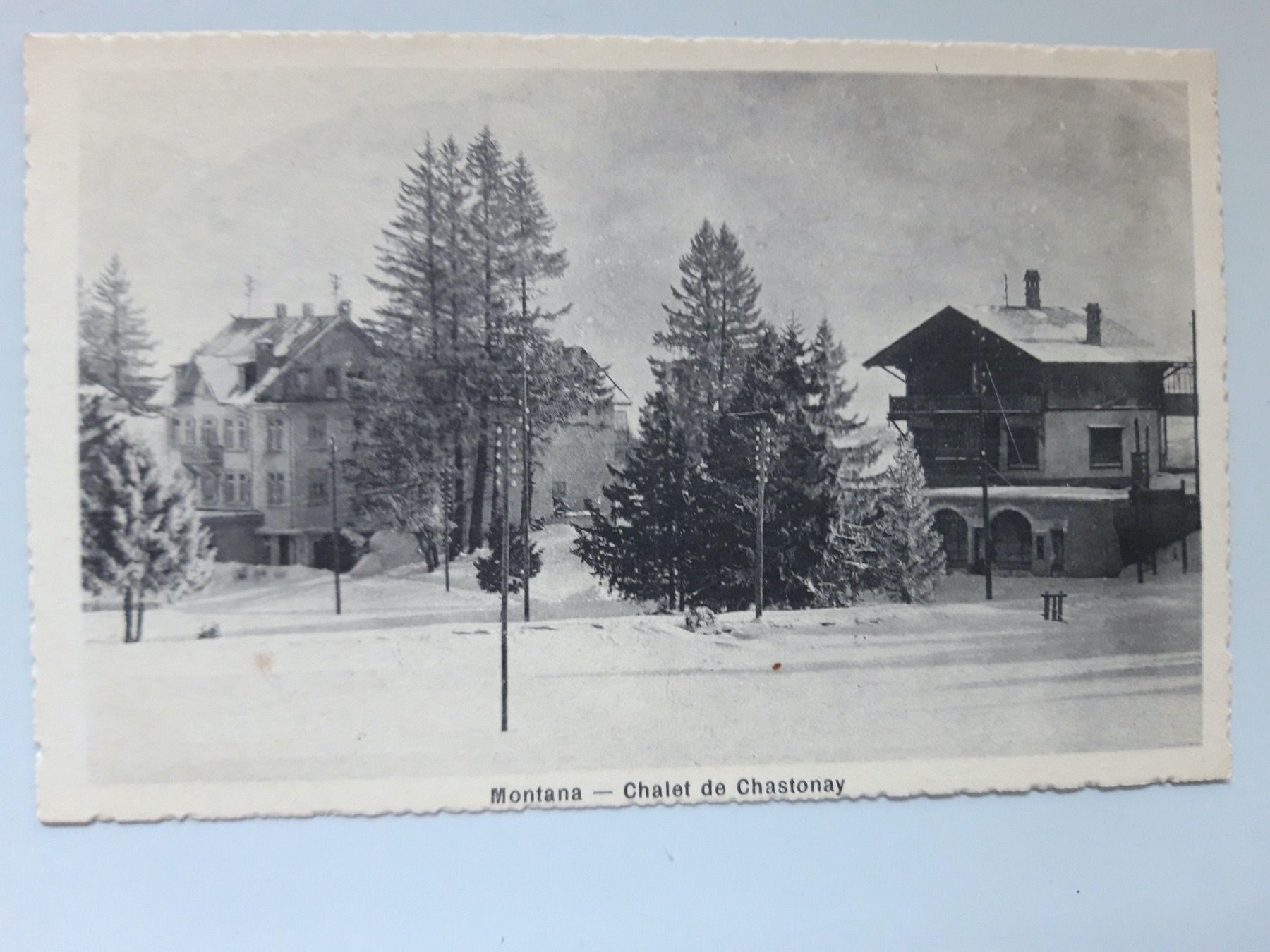 Ansichtskarten: Montana Chalet de Chastonay – Gebraucht aus Sargans von nicsam1815