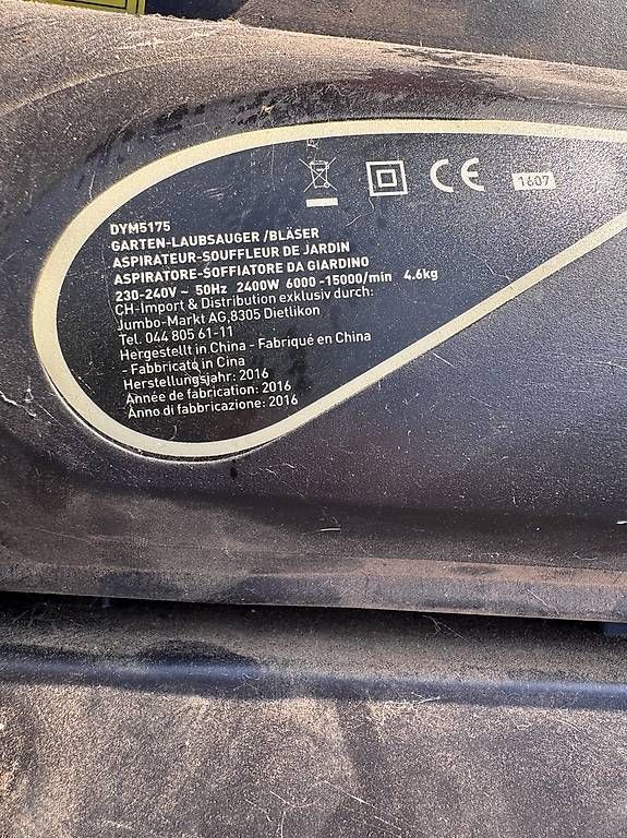 Laubbläser & Laubsauger: Aspirateur souffleur Ayce – Gebraucht aus Gilly von Helpast 3