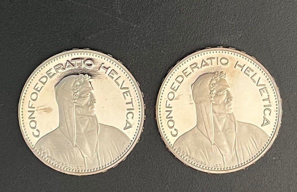 Tutti le monete: 2x5 FRS STGL/FDC 1995 ET 1994 ! – Nuovo (secondo la descrizione) da Courgenay venduto da Kolfree 1