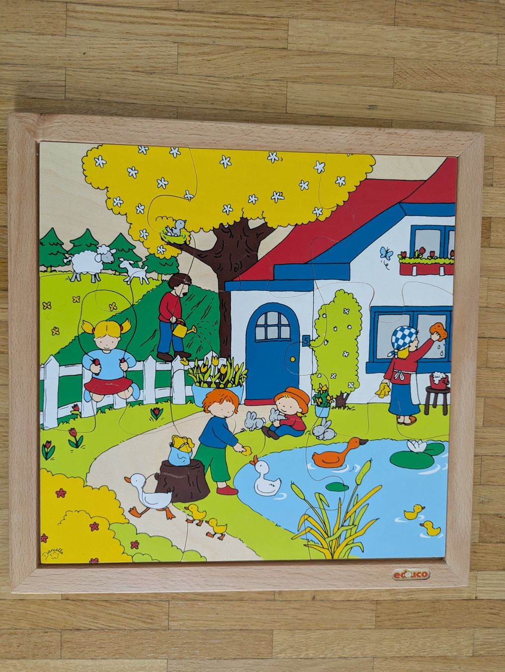 Puzzle: 2 Holz Puzzles Educo Montessori – Usato da Au ZH venduto da liinaj 2