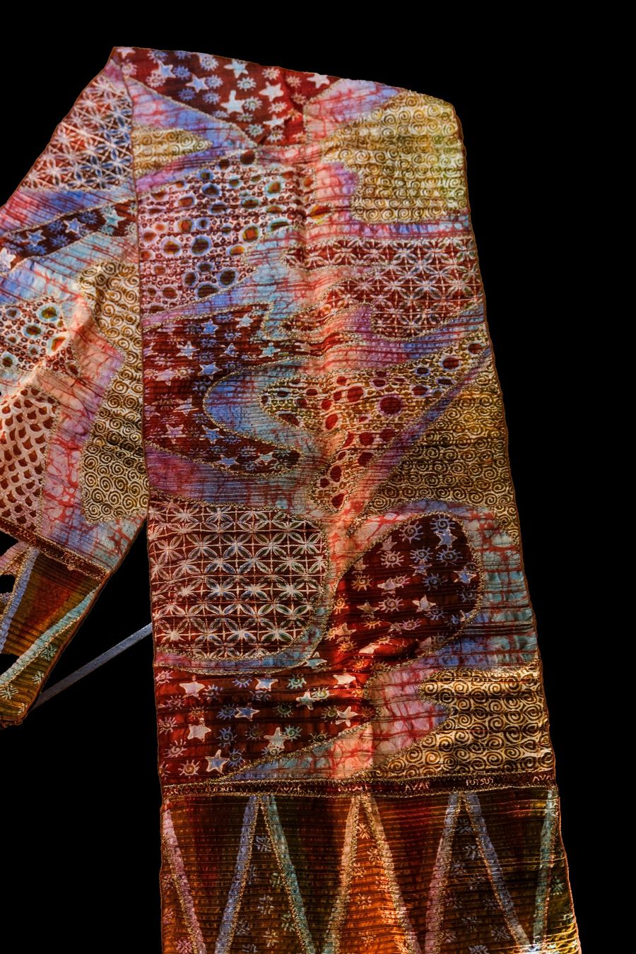 Tessuti: Batik Tulis auf strukturierter Seide  – Nuovo (secondo la descrizione) da Romanshorn venduto da ras_b6lp