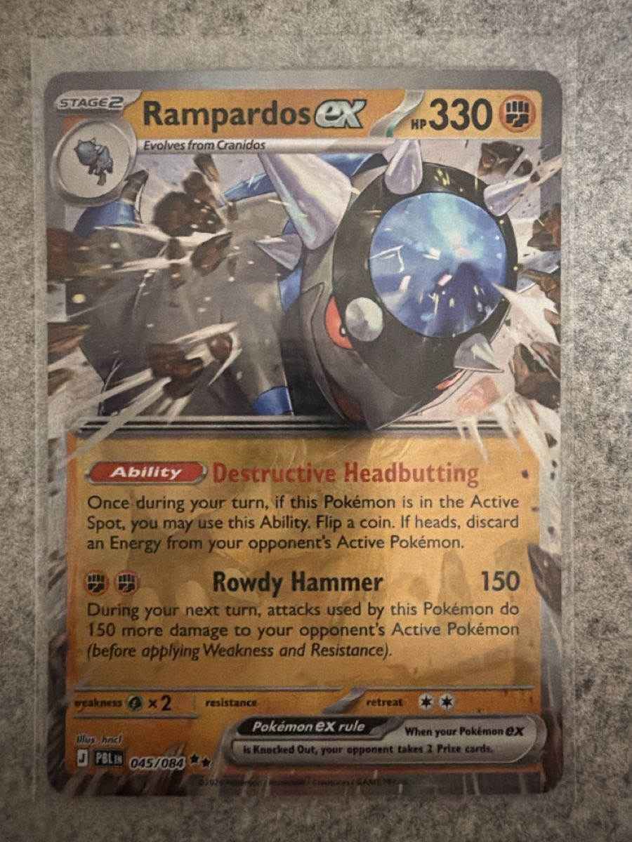 Pokémon Carte collezionabili: Pokémon Rampardos ex EN – Nuovo (secondo la descrizione) da Wattwil venduto da ngkg2012