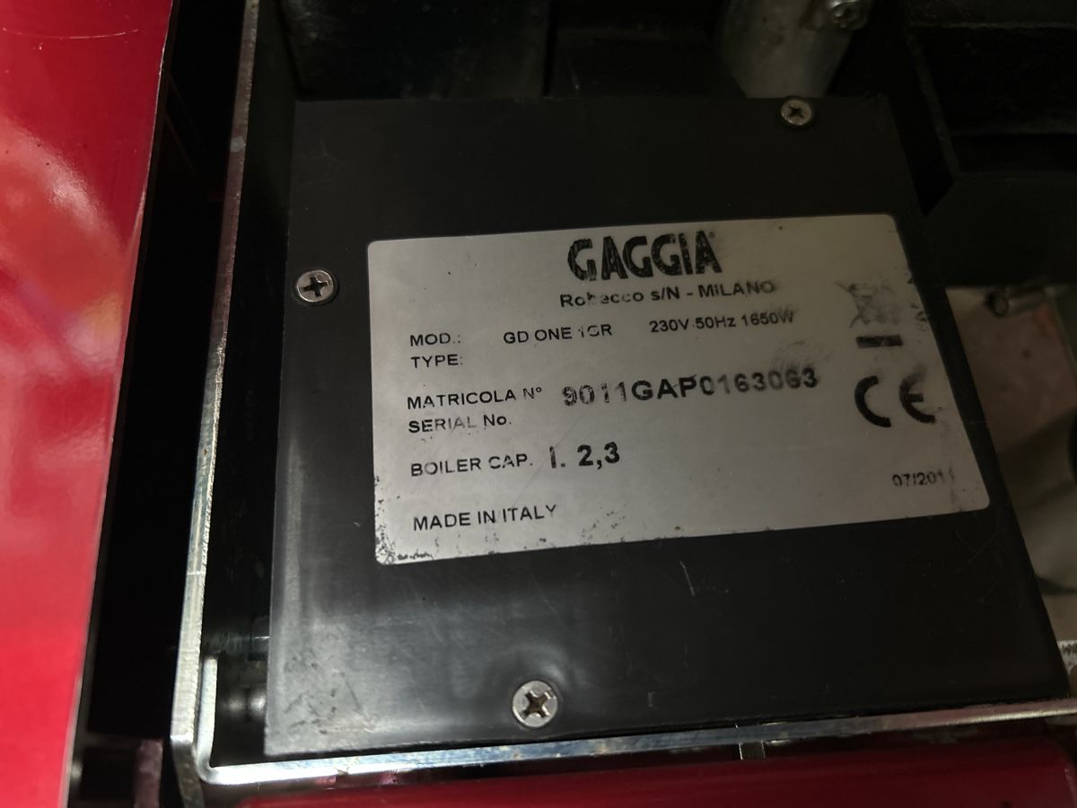 Gaggia Kaffeemaschinen & Espressomaschinen: Kaffemaschine Gaggia GD One – Gebraucht aus Basel von BAD-1 6