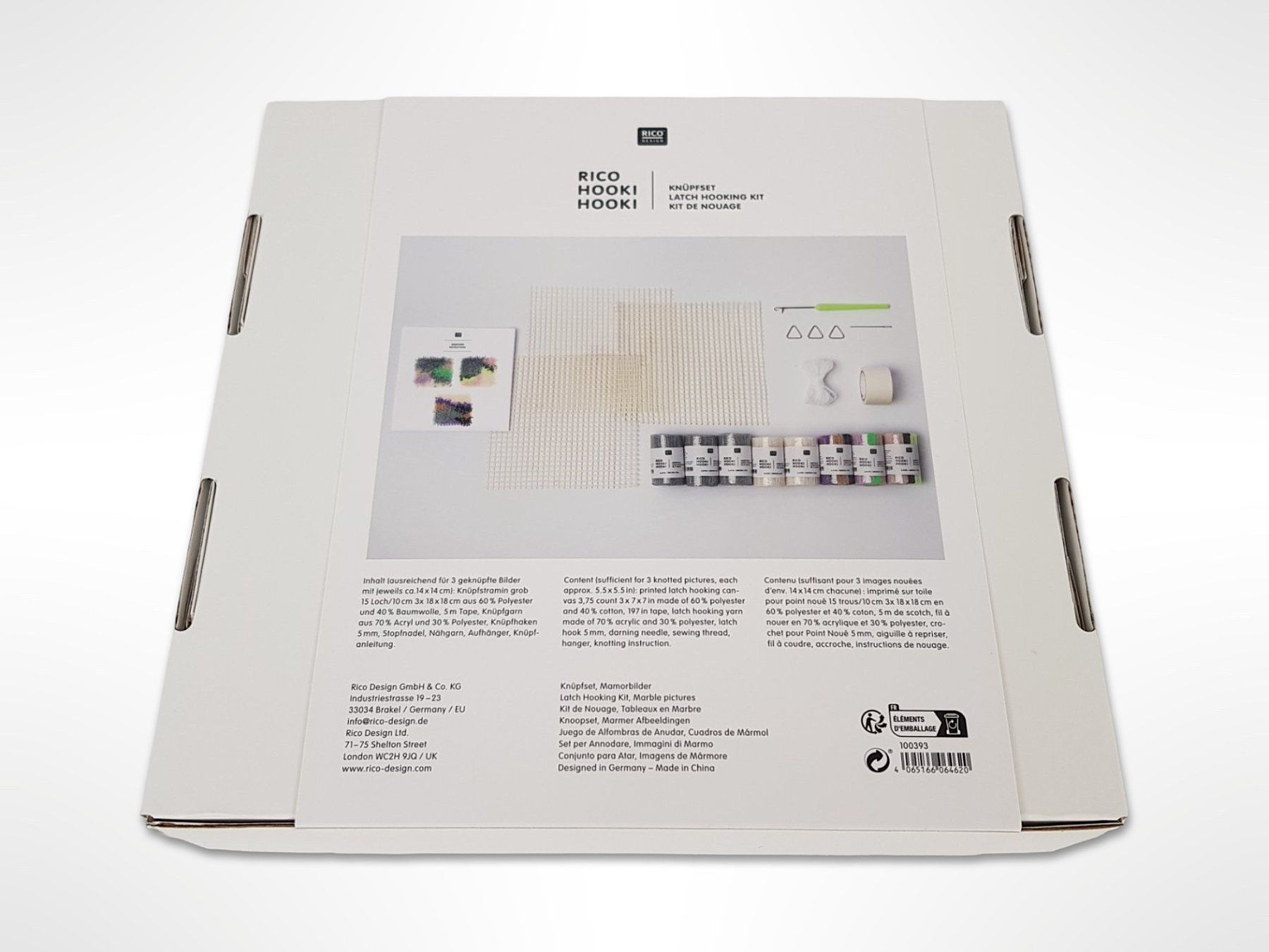 Kit bricolage: RICO DESIGN Knüpfset Marmorbilder – Nuovo (secondo la descrizione) da Suhr venduto da Restwert_Suhr 6