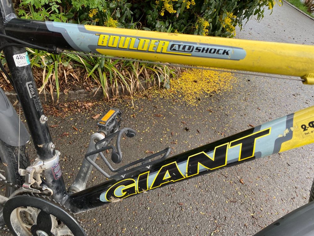 giant boulder alu shock mountain bike