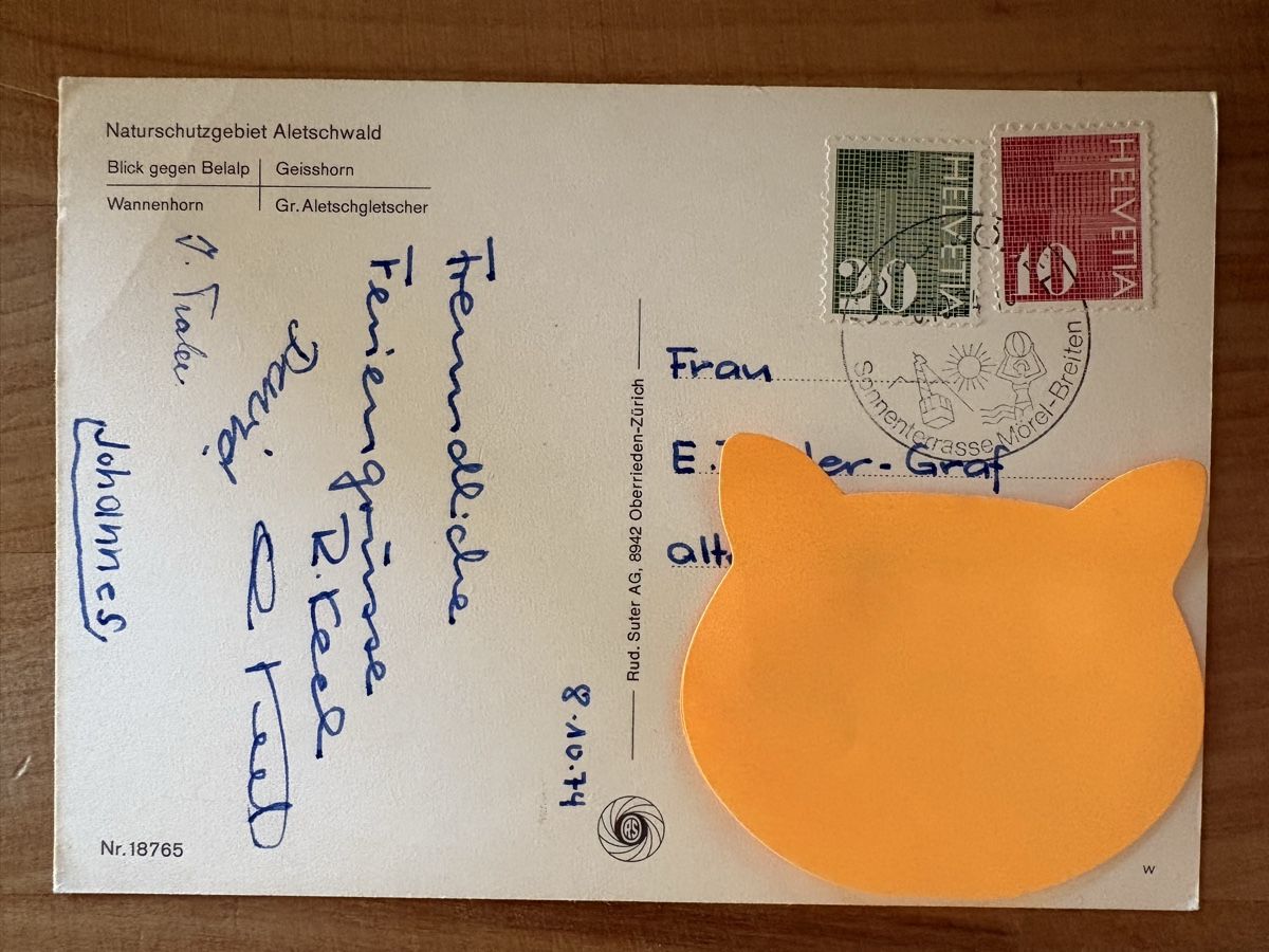 Cartoline postali: AK von Aletschwald – Usato da Rümlang venduto da Kartenpost1 1