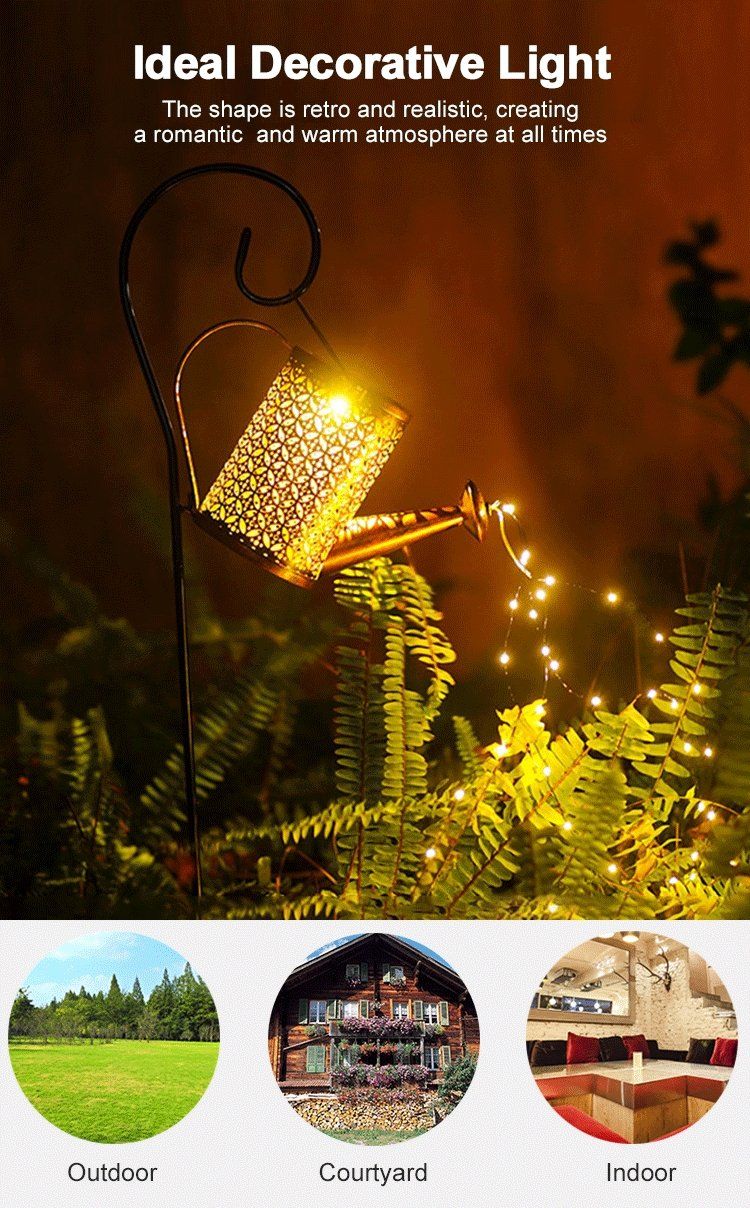 Dispositivi a energia solare: LED Solar Giesskanne mit Lichterkette – Nuovo e nell'imballaggio originale da Diepoldsau venduto da preisparadies-ch 8