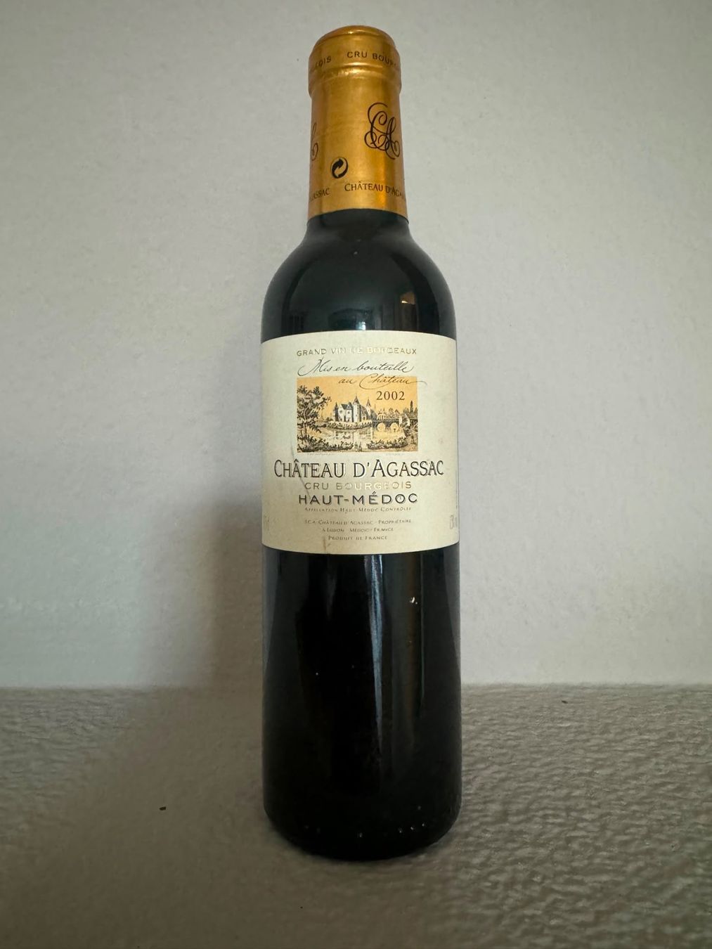 Wein: 1 Fl. Chateau Agassac 2002 375ml – Gebraucht aus Dietikon von Nesh