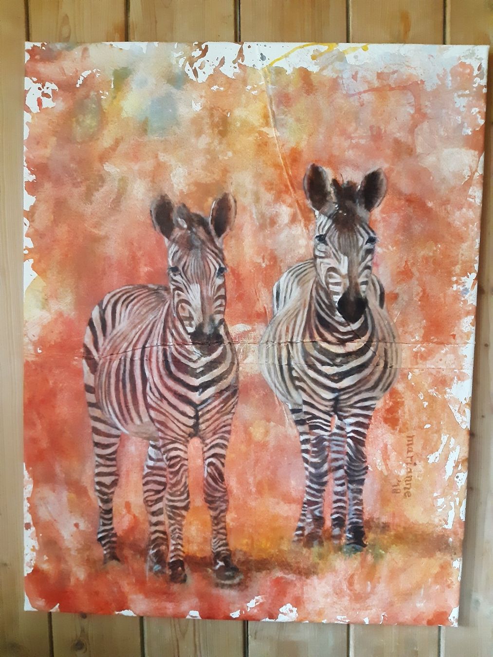 Gemälde: Bild Zebra – Neu (gemäss Beschreibung) aus Wünnewil von Rocobi