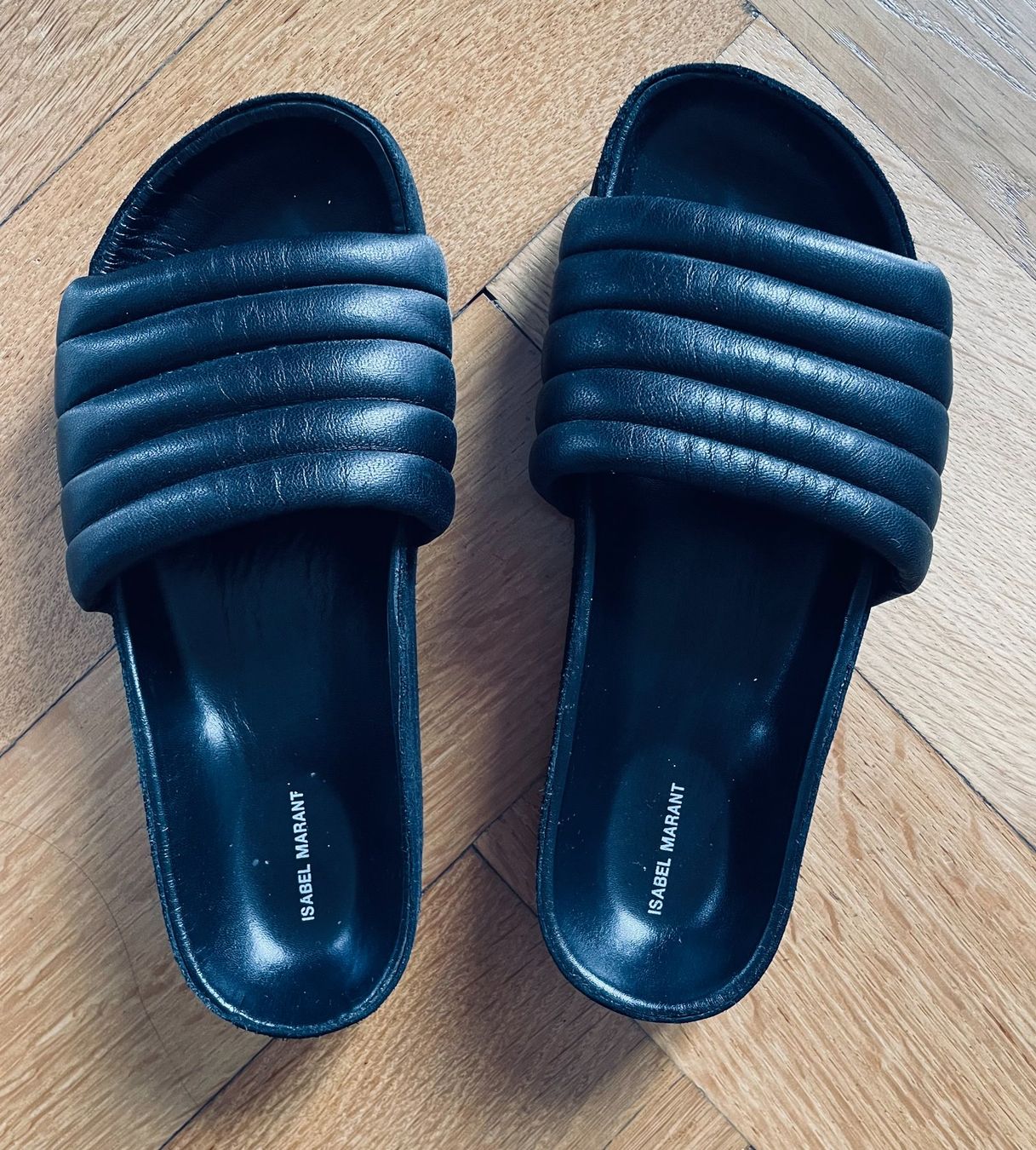Isabel Marant Scarpe da donna: Isabel Marant Hellea leather slide, 37 – Usato da Vevey venduto da sae_x6fg