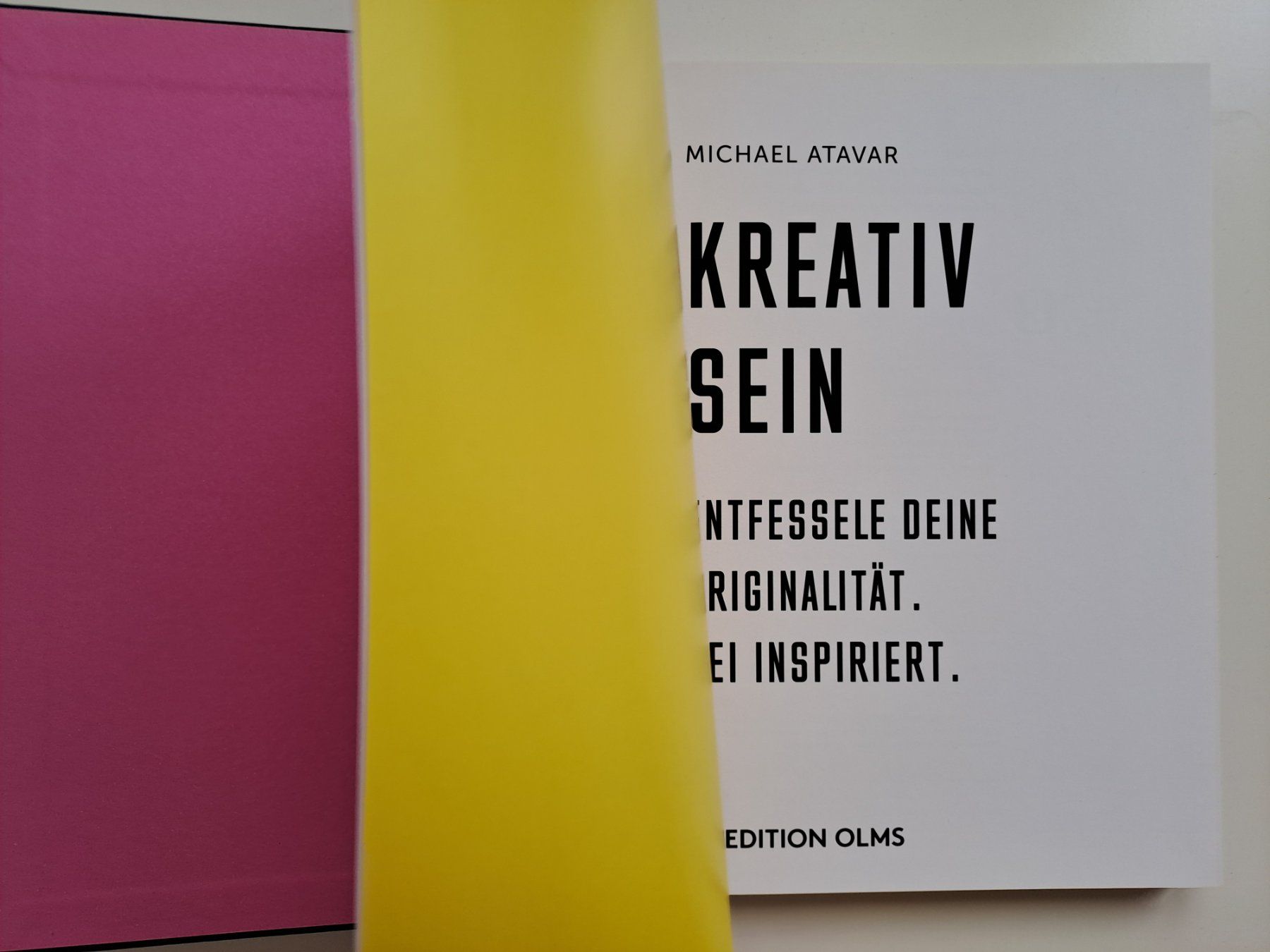 Libri: Buch 'Kreativ sein' von Michael Atavar – Nuovo (secondo la descrizione) da Volketswil venduto da ronbons 3