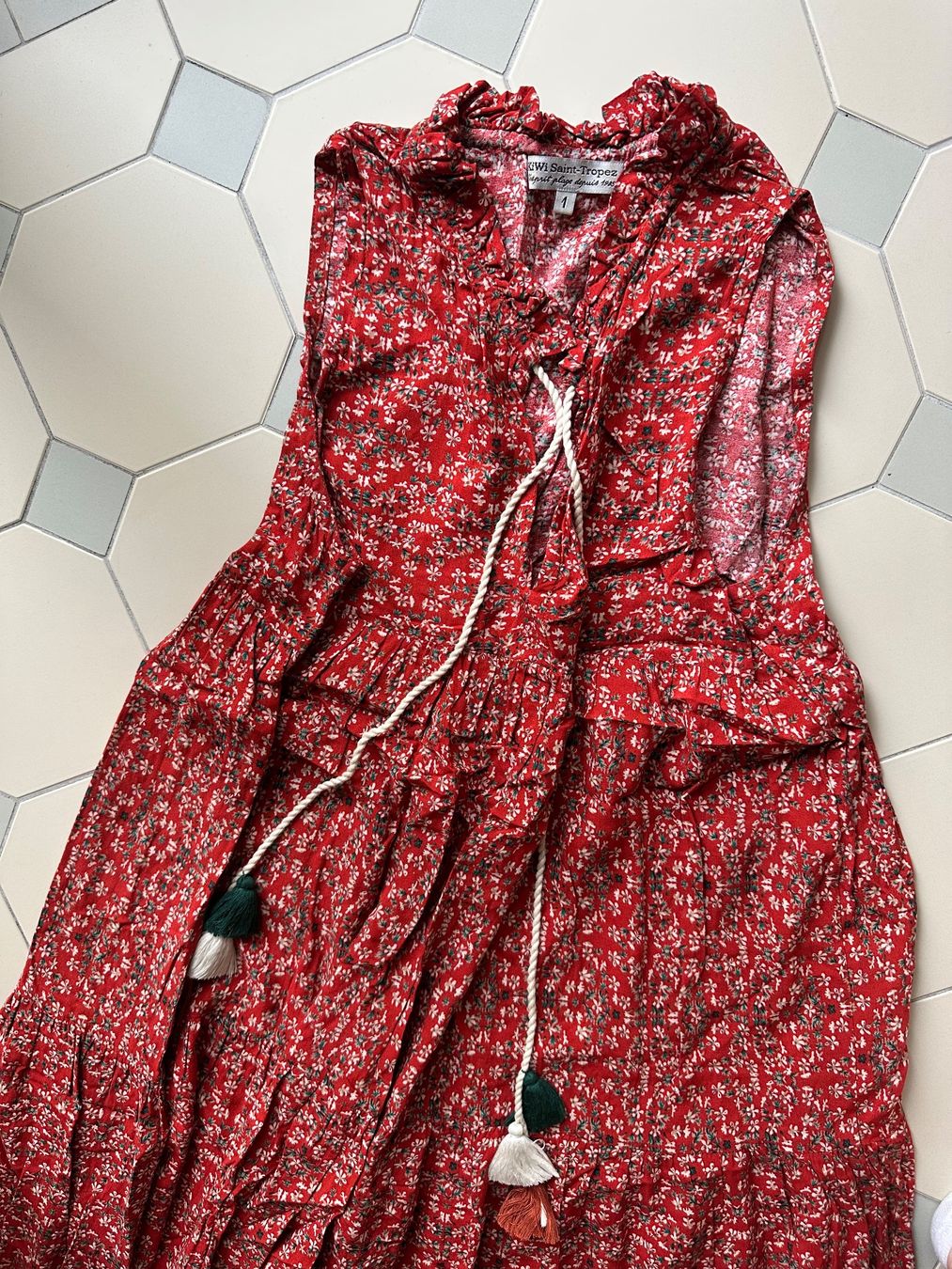 Vestiti: Maxi Kleid Rot – Usato da Zürich venduto da aow_8p7m 1