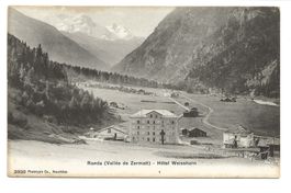 Randa (VS) Zermattertal  - Hôtel Weisshorn - um 1915