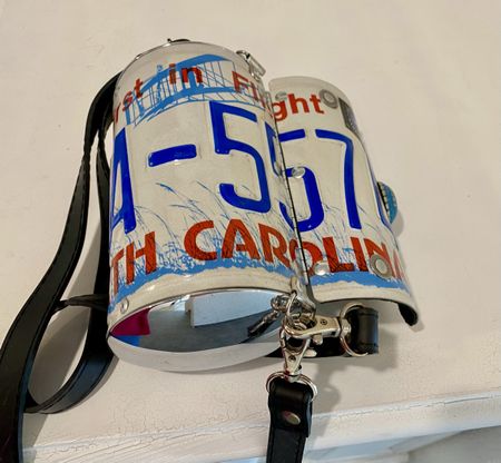US Car Handtasche aus Autokennzeichen, Upcycling!