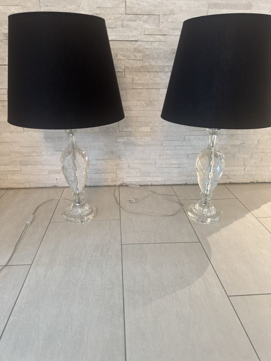 Maisons du monde Lampade: 2 x Designer Glass Tischlampe – Usato da Pfungen venduto da alfisti37 6