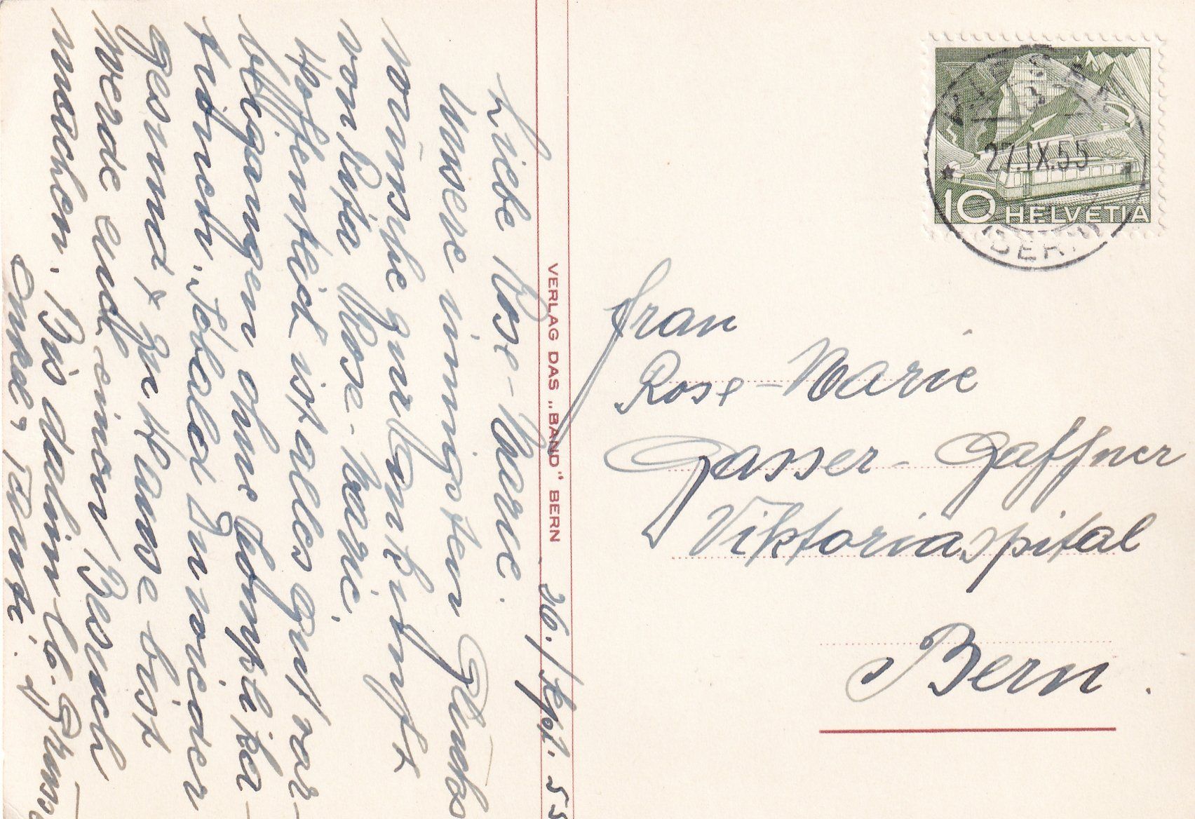 Cartoline postali: Blumenkind /mp – Usato da Hombrechtikon venduto da Rudolf07 1