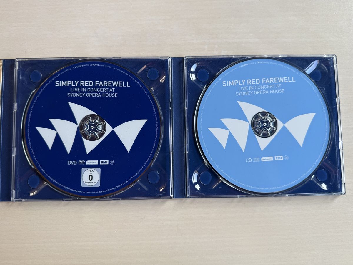 CD: Simply Red - Farewell Live, Sydney 2CD/DVD – Usato da Oberried Brienz venduto da Chyara 3