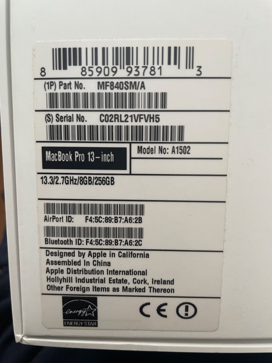 Apple Notebook: MacBook Pro, 13“, 256GB – Usato da Seuzach venduto da Sommersprosse21 1