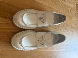 Prada Loafer „chocolate leder mokassins“