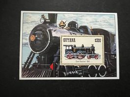 Guyana Train Claude Hamilton 1840 Block ** Luxus (D283)