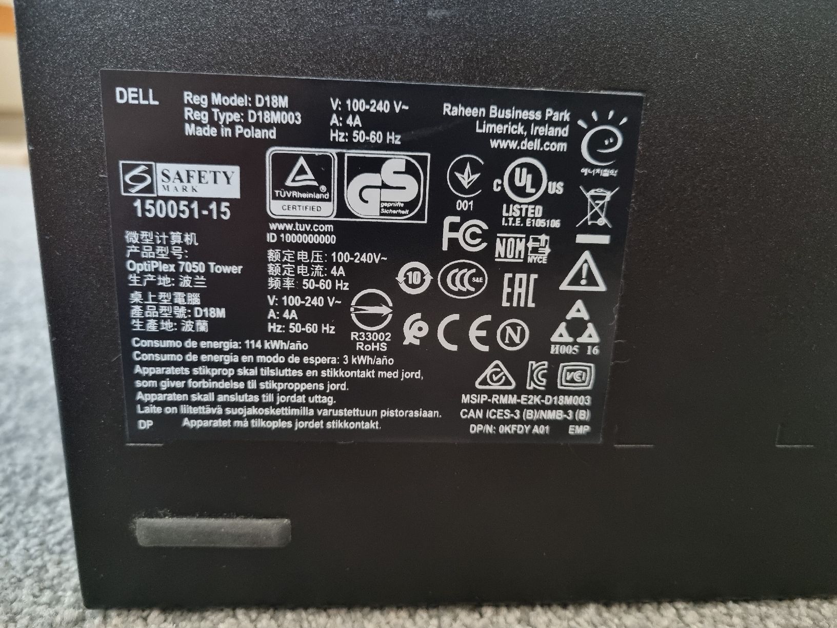 Dell PCs: Dell OptiPlex 7050 – Gebraucht aus Strengelbach von san_89dc 2