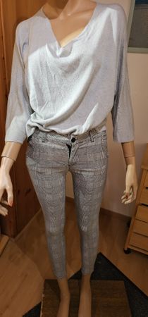 hammerschöne Hose xs, mit locker  und leichtem Pulli