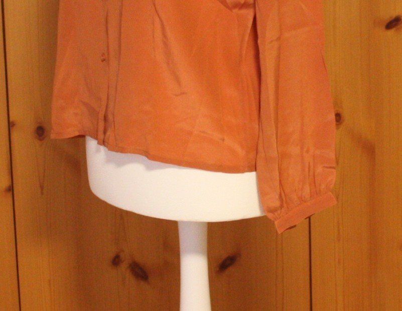 Camicette: Bluse SCALI rostfarben Gr. M – Usato da Flüelen venduto da Diversicum-Vintage 3