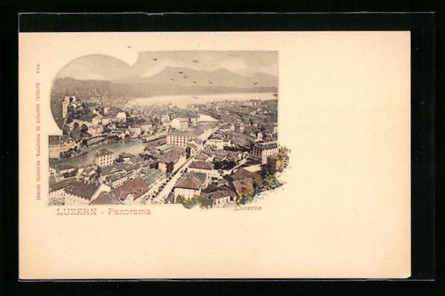 Cartes postales: AK Luzern, Panorama – D'occasion à Berlin par bartko-reher