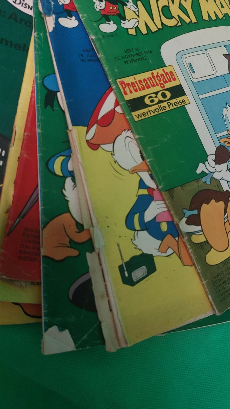 Fumetti: Micky Maus Hefte Konvolut Nostalgie Comic Disney – Usato da Opfertshofen SH venduto da museumswert