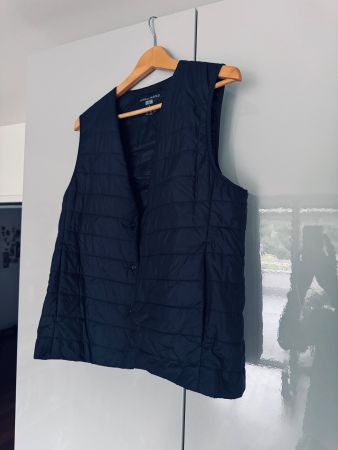 UNIQLO Weste Gilet Schwarz Grösse S