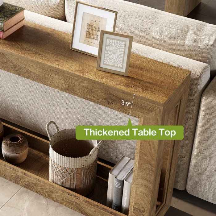 Tavoli: Konsolentisch 160cm schmal Holz modern – Nuovo e nell'imballaggio originale da Gretzenbach venduto da Genfi-Shop 6