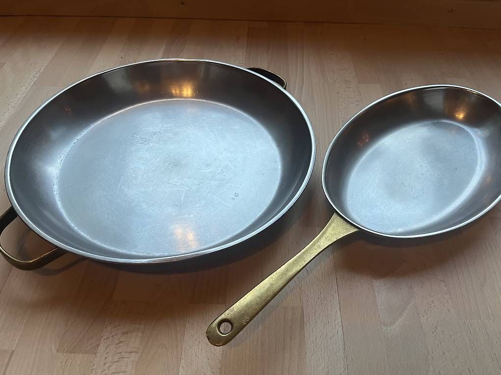 Padelle: Massive Edelstahl-Gastro-Pfannen – Usato da Trübbach venduto da svengroove