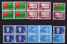R1530  /  Suisse 1960 en blocs de 4 XX ++