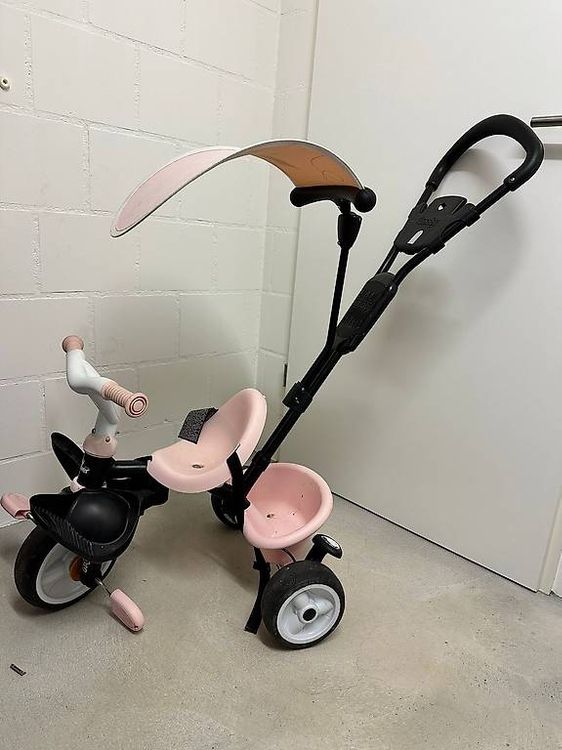 Kinder-Dreirad mit Schiebestange ? Rosa/Schwarz 3
