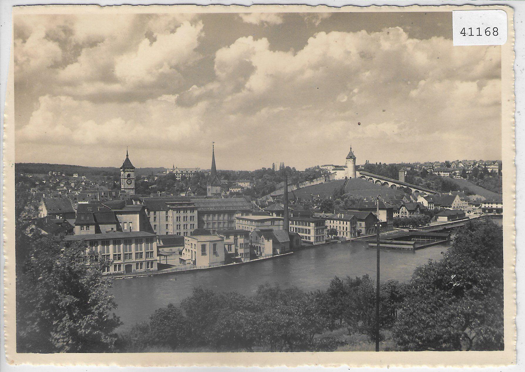 Cartoline postali: Schaffhausen - Generalansicht – Usato da Ettingen venduto da Kartenplanet